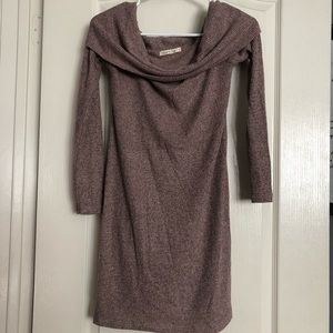 Off the shoulder sweater dress